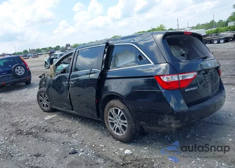 2013 Honda Odyssey Ex z USA, uszkodzony, nr VIN 5FNRL5H40DB025507